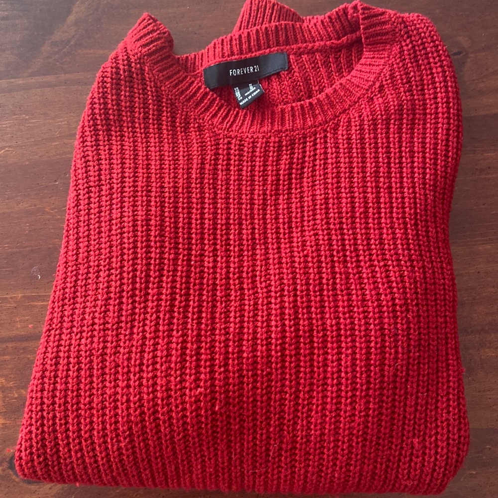 Red sweater